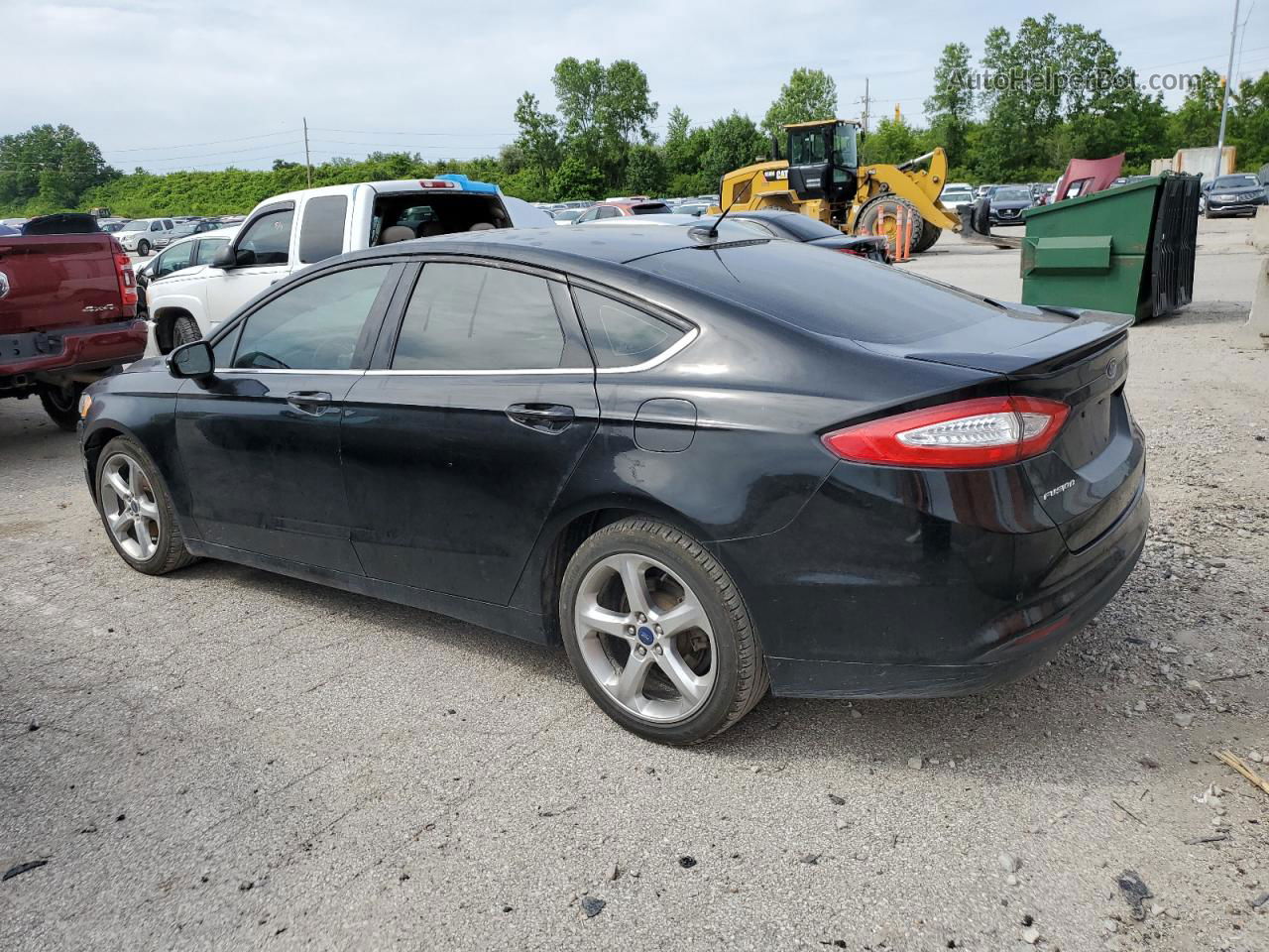 2016 Ford Fusion Se Черный vin: 3FA6P0HD1GR325821