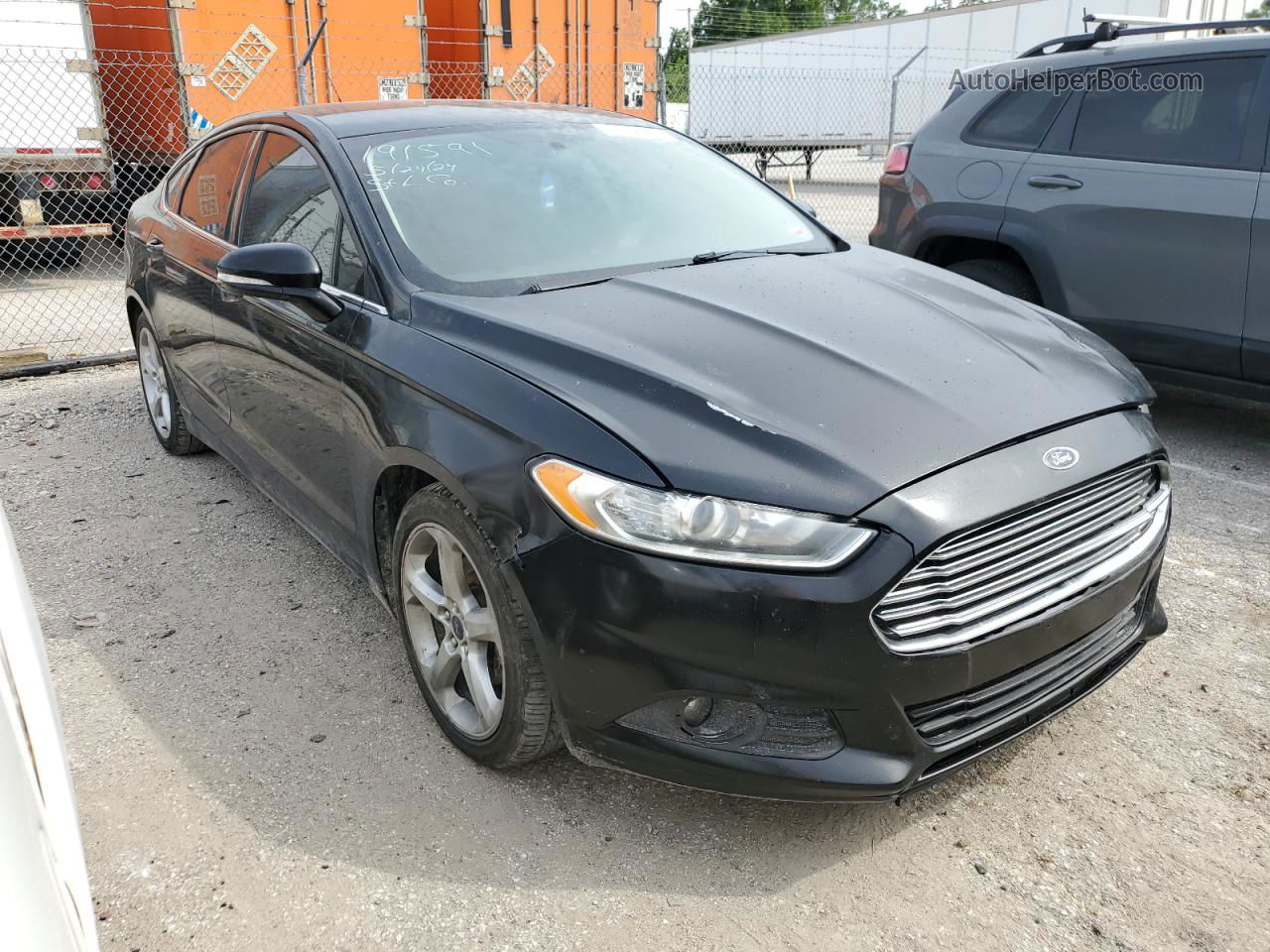 2016 Ford Fusion Se Black vin: 3FA6P0HD1GR325821