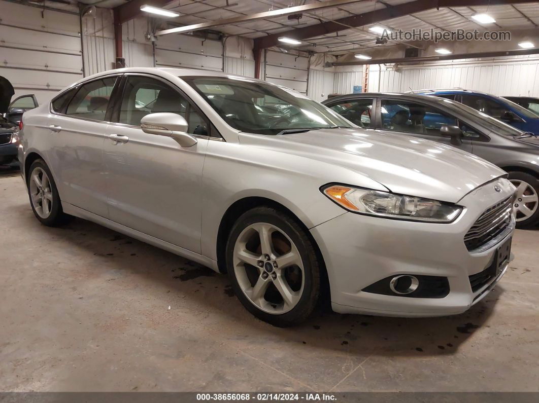 2016 Ford Fusion Se Silver vin: 3FA6P0HD1GR341145