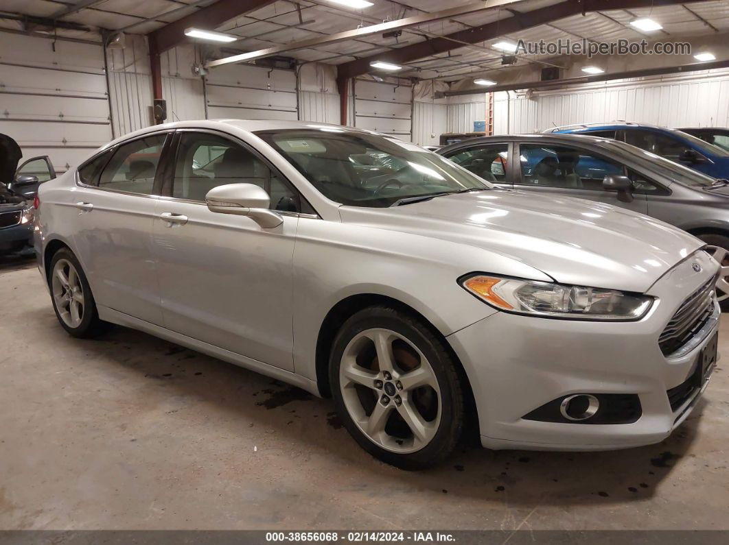 2016 Ford Fusion Se Silver vin: 3FA6P0HD1GR341145