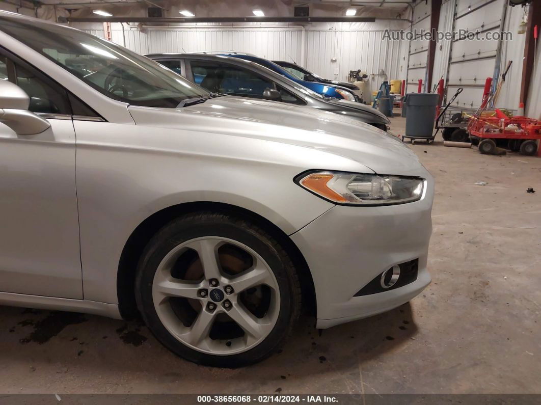 2016 Ford Fusion Se Silver vin: 3FA6P0HD1GR341145