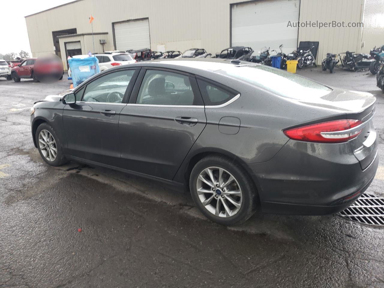 2017 Ford Fusion Se Серый vin: 3FA6P0HD1HR207804