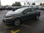 2017 Ford Fusion Se Gray vin: 3FA6P0HD1HR207804