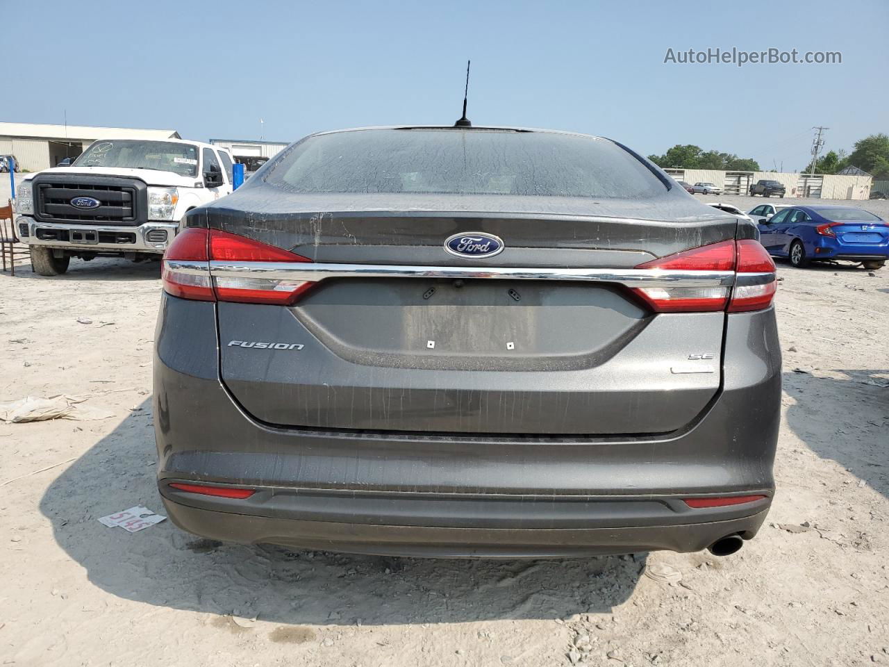 2017 Ford Fusion Se Silver vin: 3FA6P0HD1HR247204