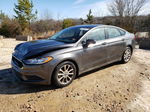 2017 Ford Fusion Se Gray vin: 3FA6P0HD1HR262110