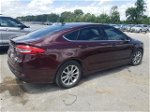 2017 Ford Fusion Se Maroon vin: 3FA6P0HD1HR293065