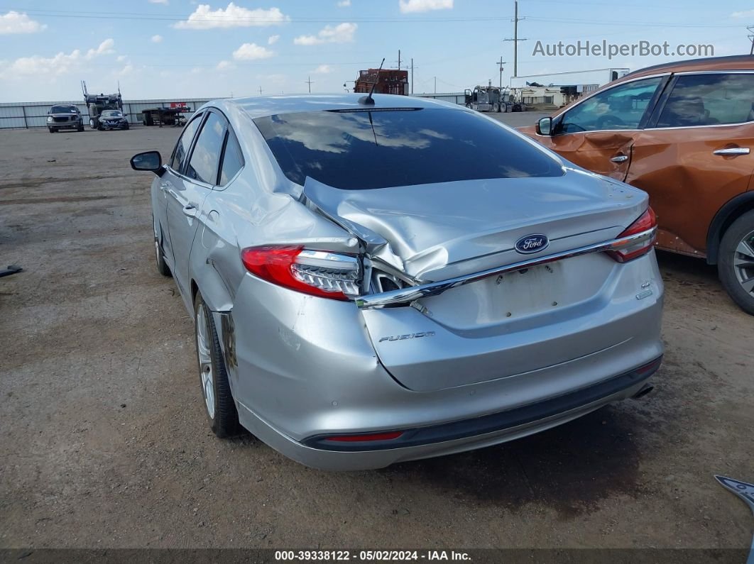 2017 Ford Fusion Se Gray vin: 3FA6P0HD1HR299061