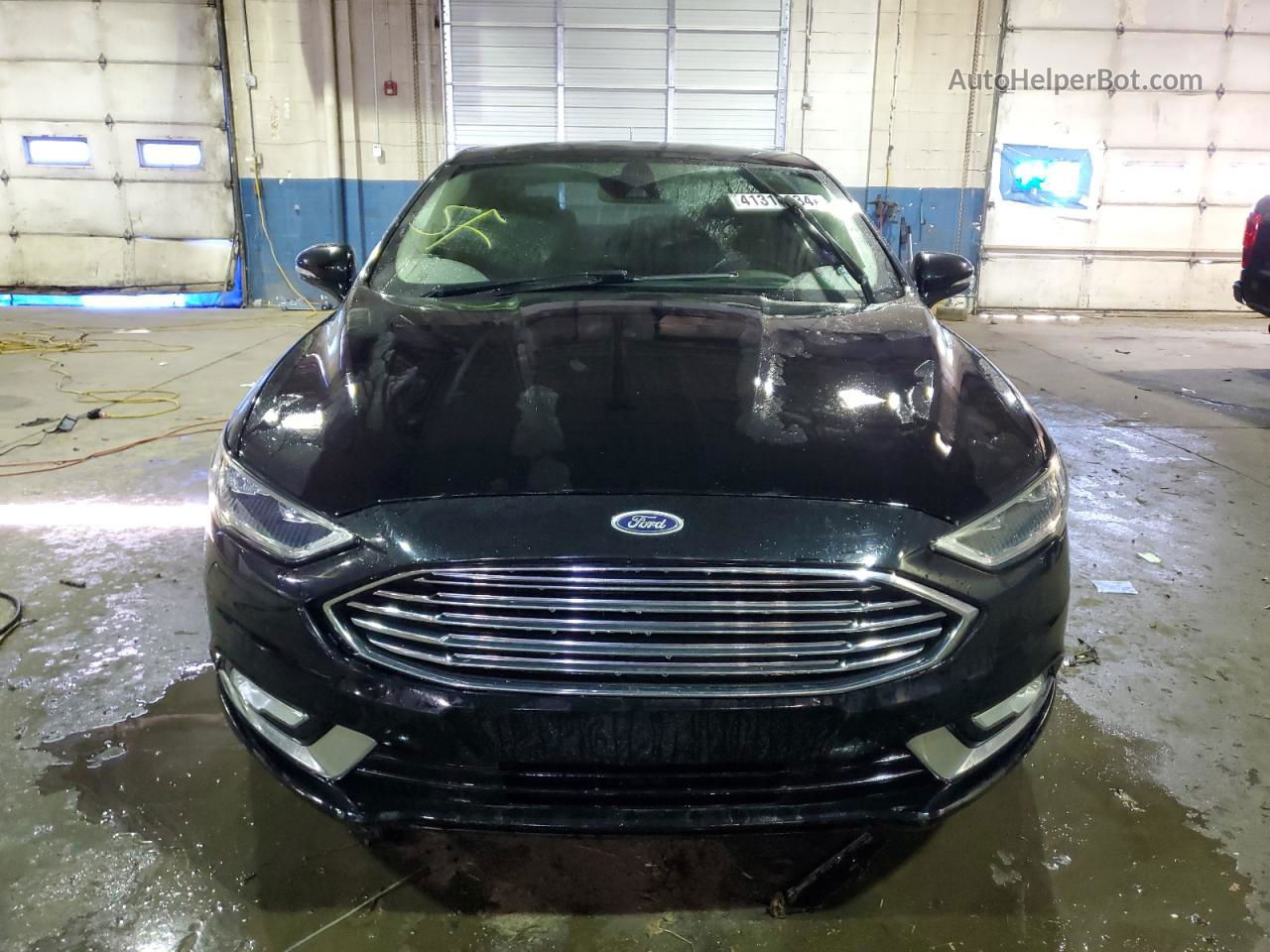 2017 Ford Fusion Se Black vin: 3FA6P0HD1HR311077