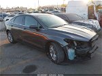 2017 Ford Fusion Se Gray vin: 3FA6P0HD1HR343236