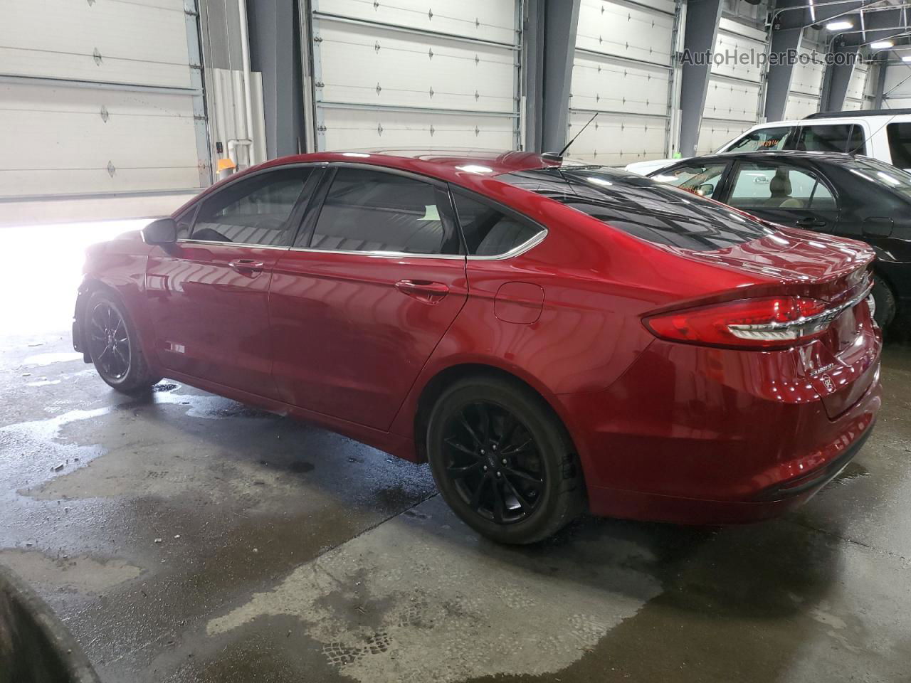 2017 Ford Fusion Se Maroon vin: 3FA6P0HD1HR413639