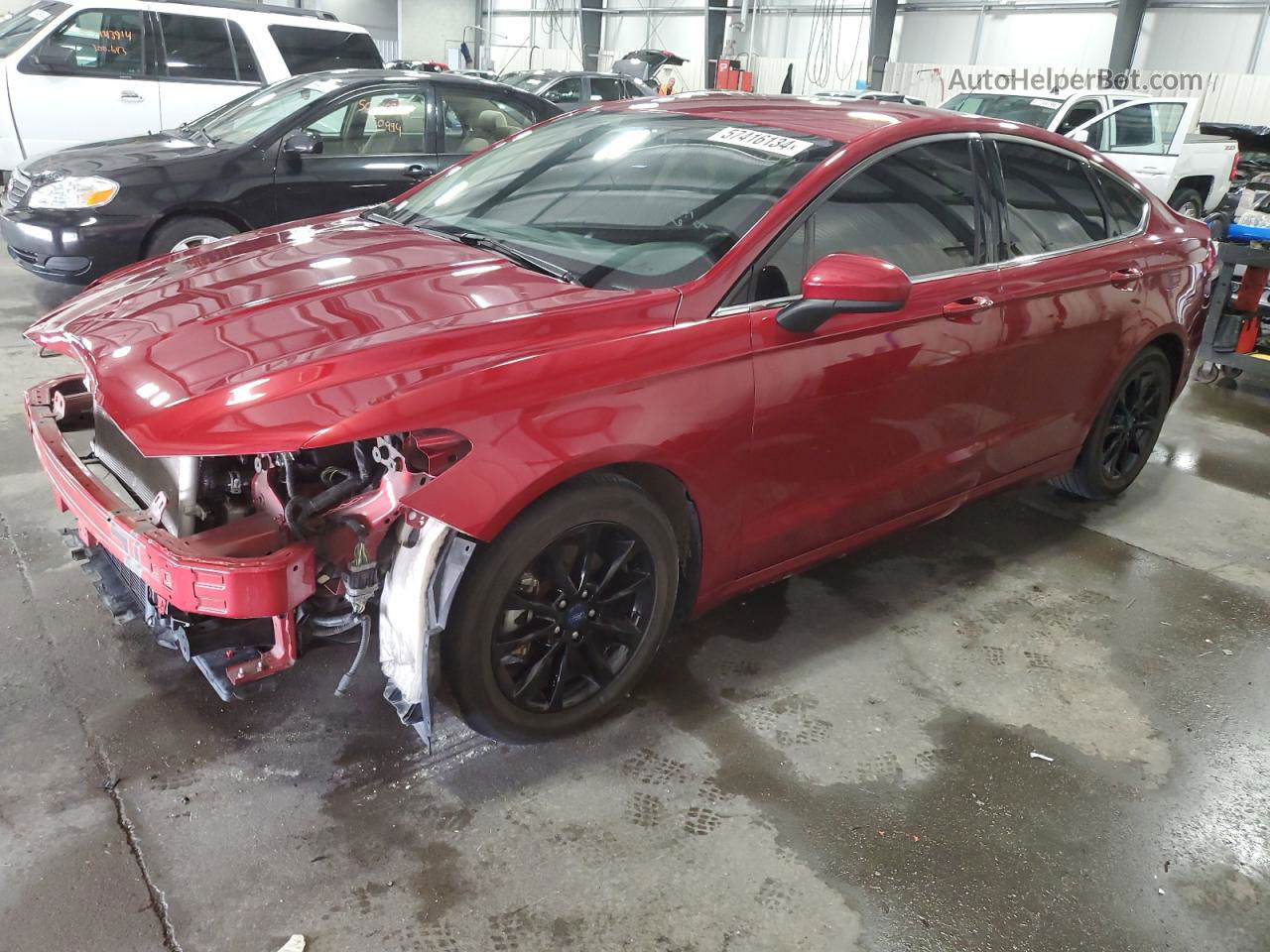 2017 Ford Fusion Se Maroon vin: 3FA6P0HD1HR413639