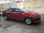 2018 Ford Fusion Se Burgundy vin: 3FA6P0HD1JR127084