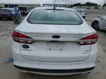 2018 Ford Fusion Se White vin: 3FA6P0HD1JR160330