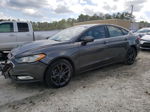 2018 Ford Fusion Se Gray vin: 3FA6P0HD1JR164829