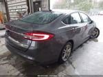 2018 Ford Fusion Se Gray vin: 3FA6P0HD1JR193084