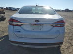 2018 Ford Fusion Se White vin: 3FA6P0HD1JR198124