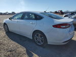 2018 Ford Fusion Se White vin: 3FA6P0HD1JR198124