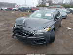 2018 Ford Fusion Se Gray vin: 3FA6P0HD1JR259326