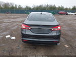 2018 Ford Fusion Se Gray vin: 3FA6P0HD1JR259326