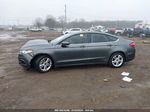 2018 Ford Fusion Se Gray vin: 3FA6P0HD1JR259326