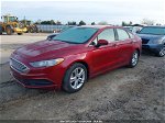 2018 Ford Fusion Se Red vin: 3FA6P0HD1JR267054