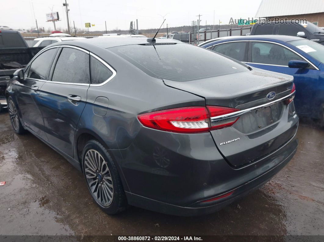 2018 Ford Fusion Se Черный vin: 3FA6P0HD1JR280905