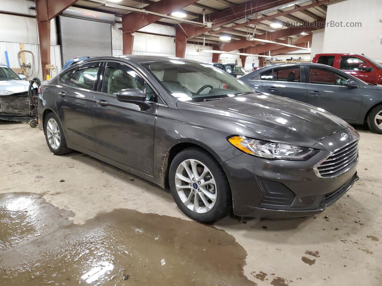 2019 Ford Fusion Se Charcoal vin: 3FA6P0HD1KR169448