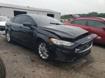 2019 Ford Fusion Se Black vin: 3FA6P0HD1KR247730