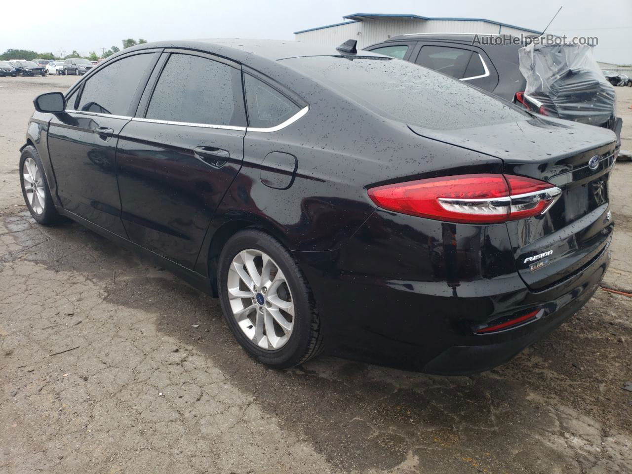 2019 Ford Fusion Se Black vin: 3FA6P0HD1KR247730