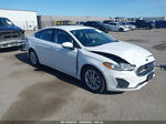 2019 Ford Fusion Se White vin: 3FA6P0HD1KR268853