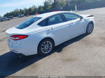 2019 Ford Fusion Se White vin: 3FA6P0HD1KR268853