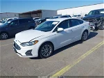 2019 Ford Fusion Se White vin: 3FA6P0HD1KR268853