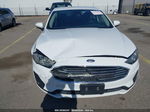 2019 Ford Fusion Se White vin: 3FA6P0HD1KR268853