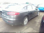 2020 Ford Fusion Se Gray vin: 3FA6P0HD1LR124687