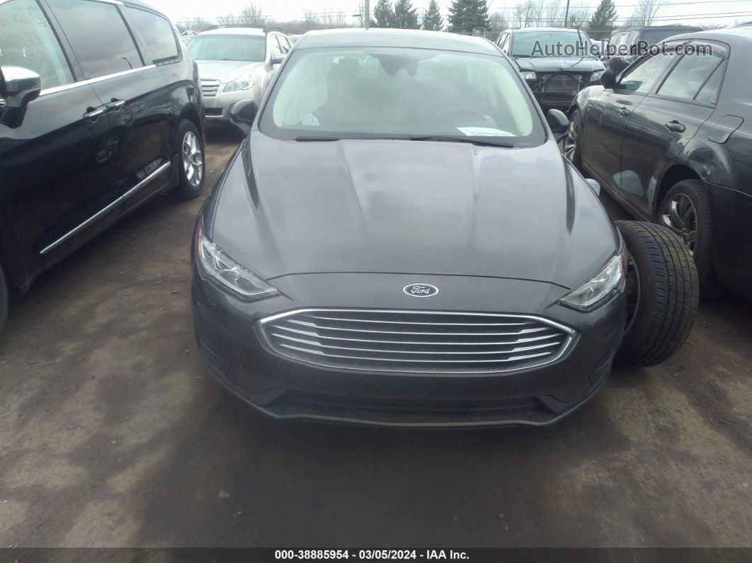 2020 Ford Fusion Se Gray vin: 3FA6P0HD1LR124687