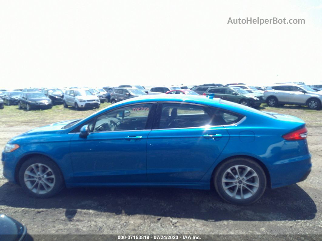 2020 Ford Fusion Se Blue vin: 3FA6P0HD1LR126651