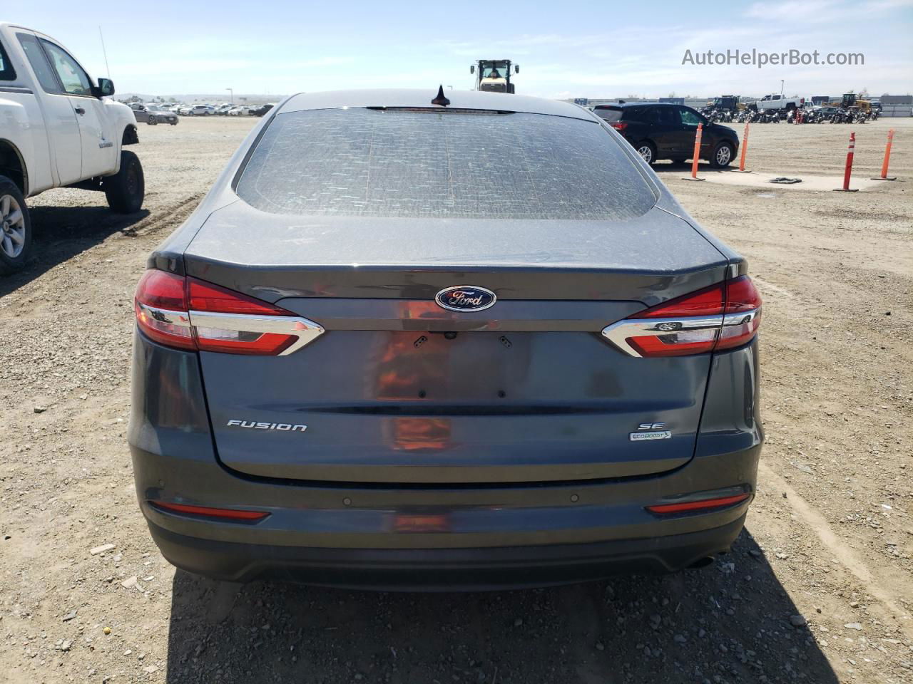 2020 Ford Fusion Se Серый vin: 3FA6P0HD1LR128898