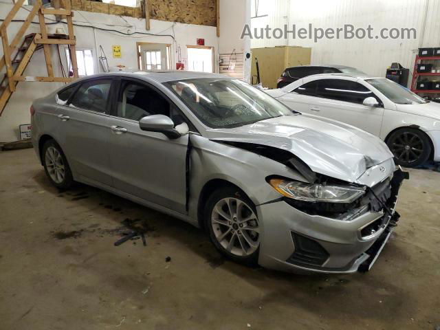 2020 Ford Fusion Se Silver vin: 3FA6P0HD1LR150741