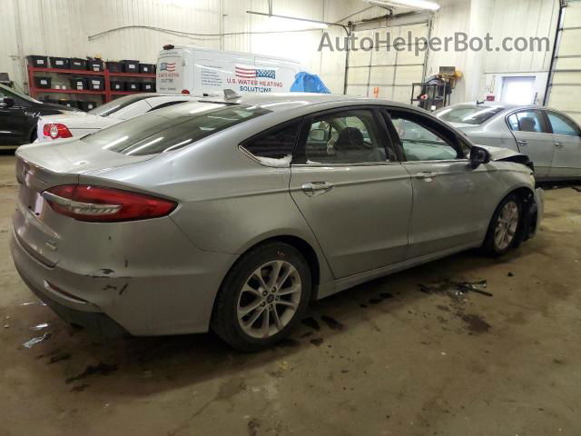 2020 Ford Fusion Se Silver vin: 3FA6P0HD1LR150741