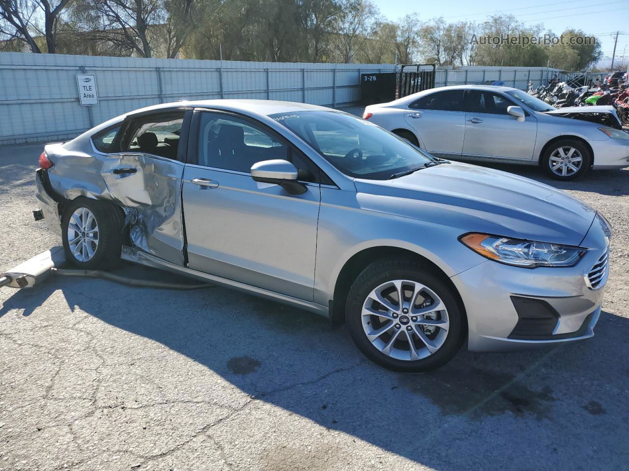 2020 Ford Fusion Se Серебряный vin: 3FA6P0HD1LR219766