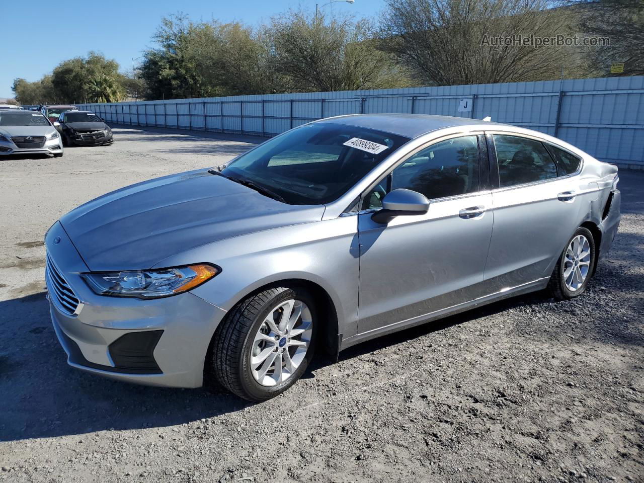 2020 Ford Fusion Se Серебряный vin: 3FA6P0HD1LR219766