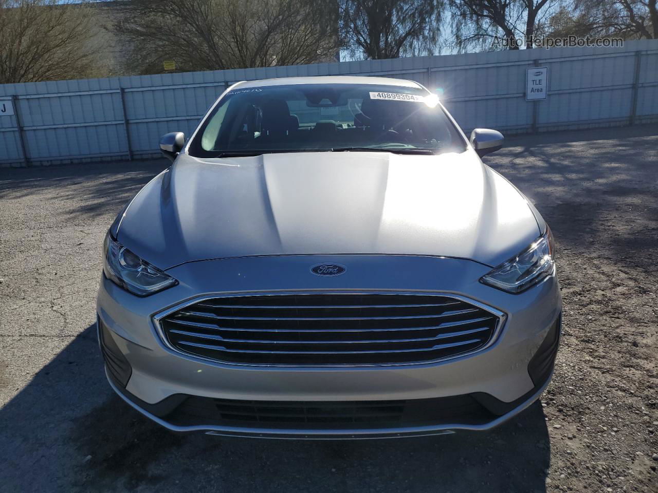 2020 Ford Fusion Se Silver vin: 3FA6P0HD1LR219766