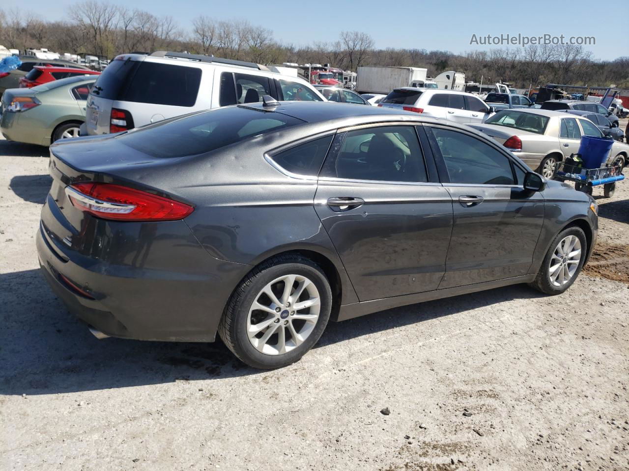 2020 Ford Fusion Se Charcoal vin: 3FA6P0HD1LR231061