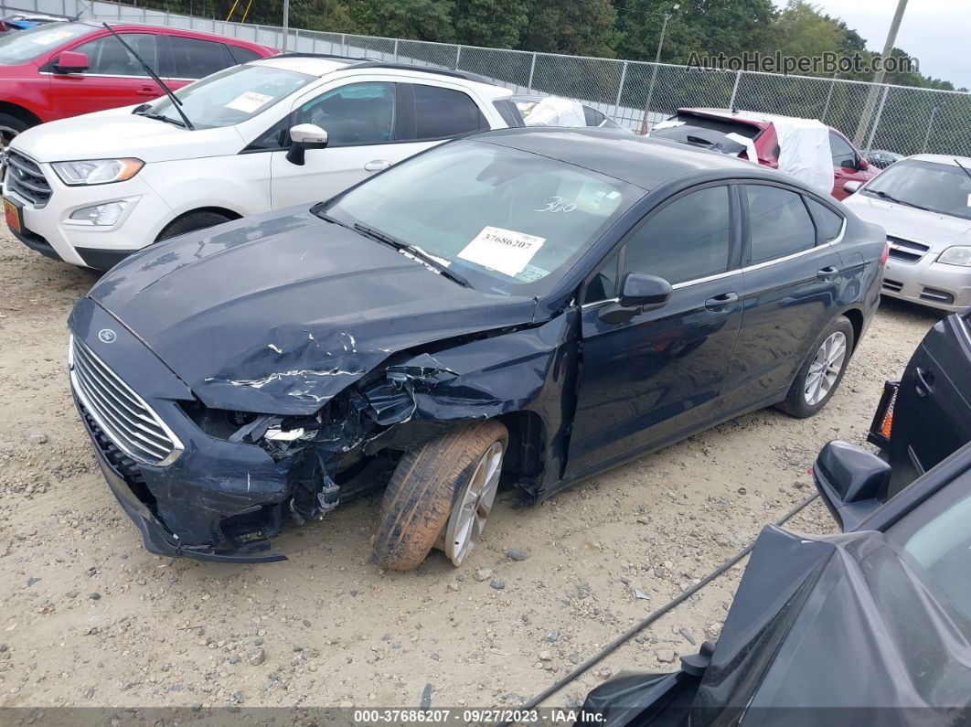 2020 Ford Fusion Se Black vin: 3FA6P0HD1LR232355