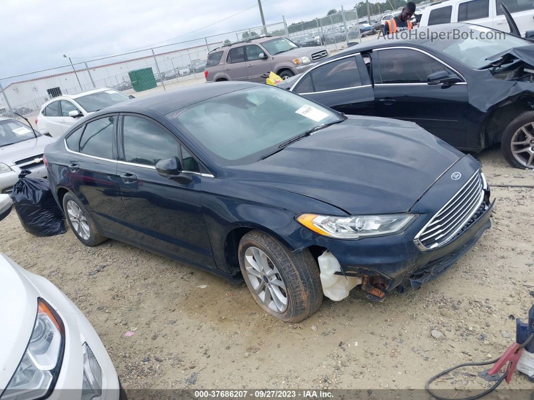 2020 Ford Fusion Se Черный vin: 3FA6P0HD1LR232355