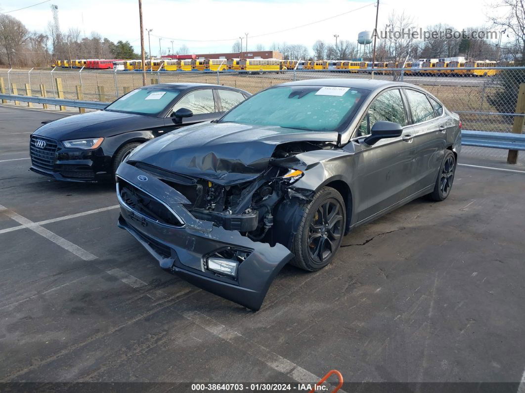 2020 Ford Fusion Se Серый vin: 3FA6P0HD1LR249463