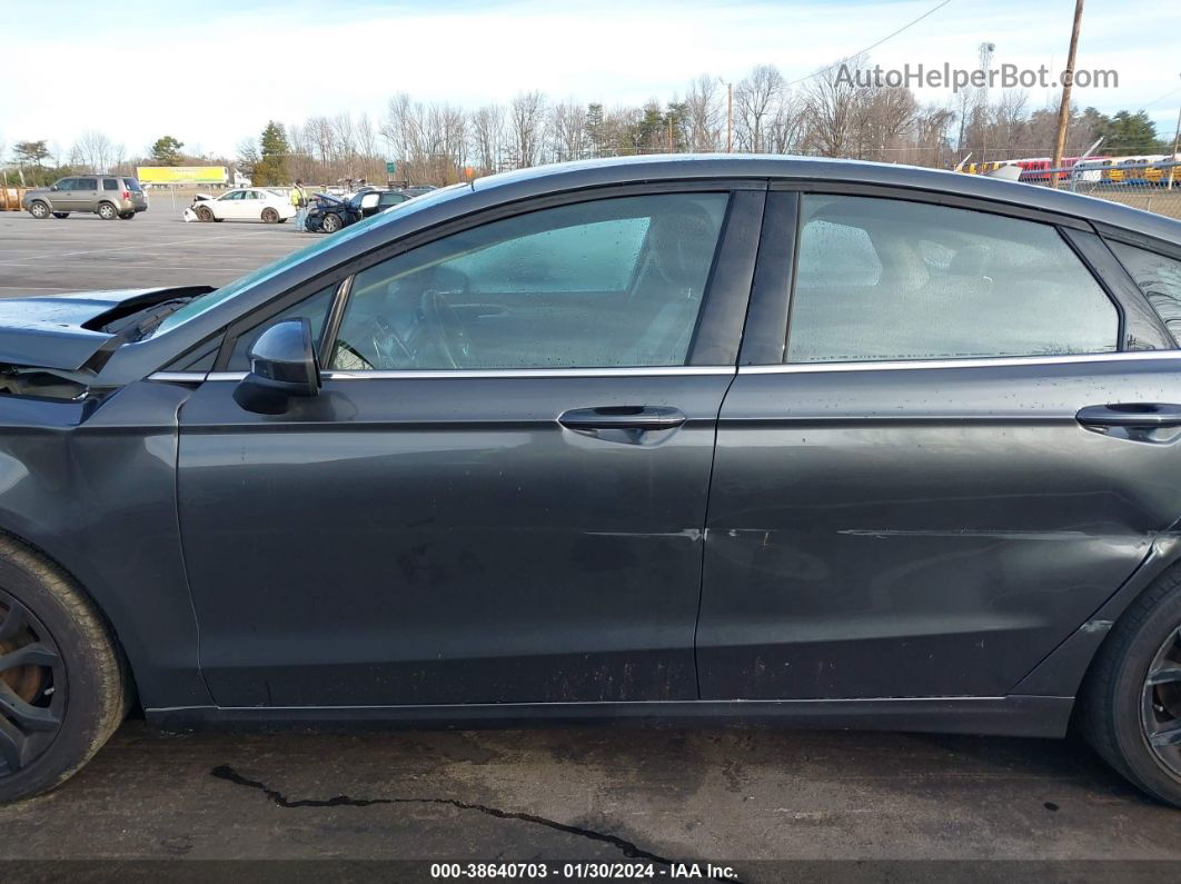 2020 Ford Fusion Se Gray vin: 3FA6P0HD1LR249463