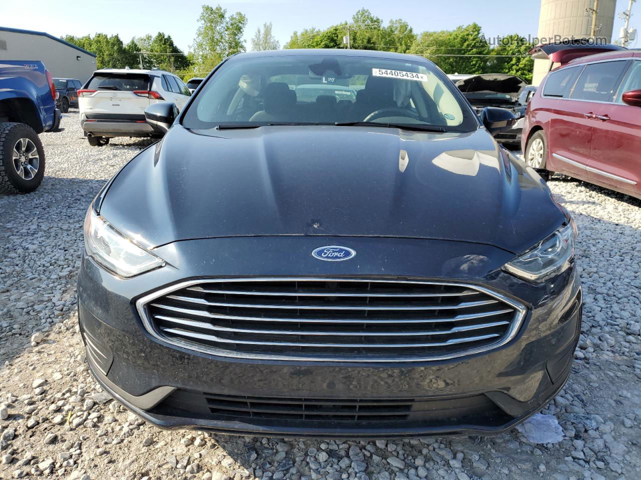 2020 Ford Fusion Se Синий vin: 3FA6P0HD1LR254758