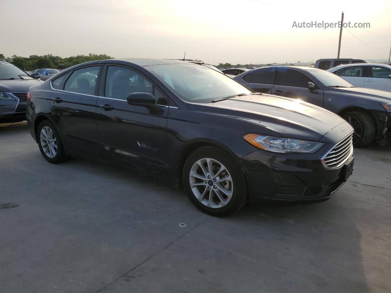 2020 Ford Fusion Se Charcoal vin: 3FA6P0HD1LR259569