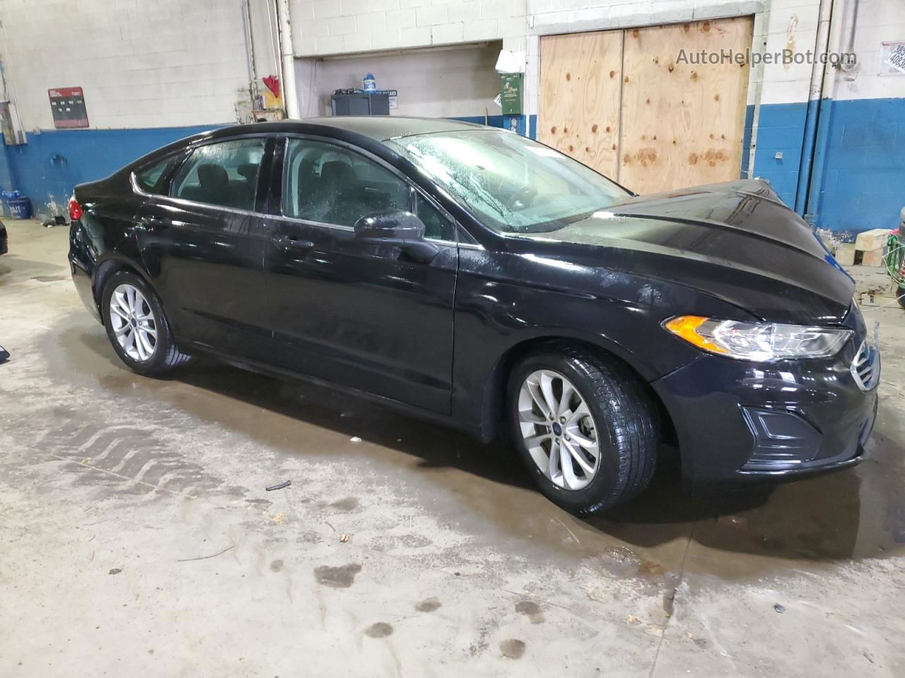 2020 Ford Fusion Se Black vin: 3FA6P0HD1LR262326